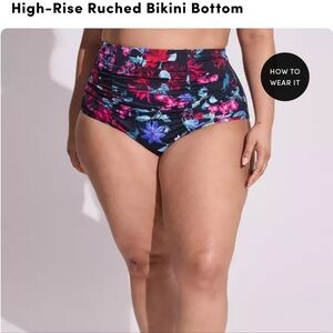 Ruched Swim Bottom
